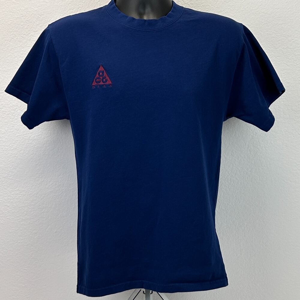 Nike ACG T Shirt XS X-Small All Conditions Gear Short Sleeve BQ7342-492 Blue